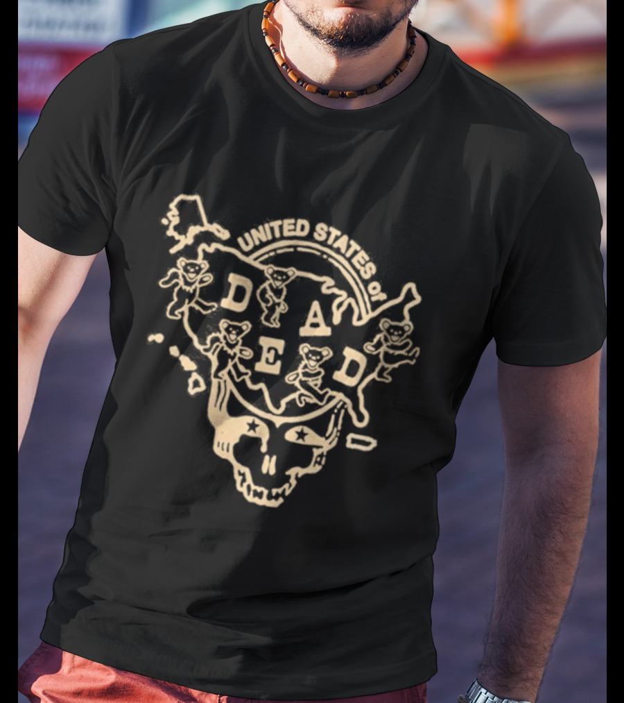 Tennessee United States Of Dead Take Me Back To Tennessee 2026 Skull Map T-Shirt