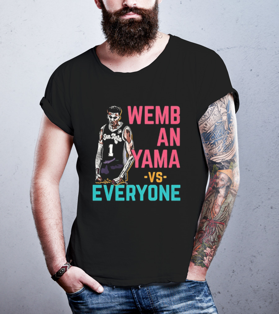 Victor Wembanyama Vs Everyone San Antonio Spurs NBA 2026 T-Shirt