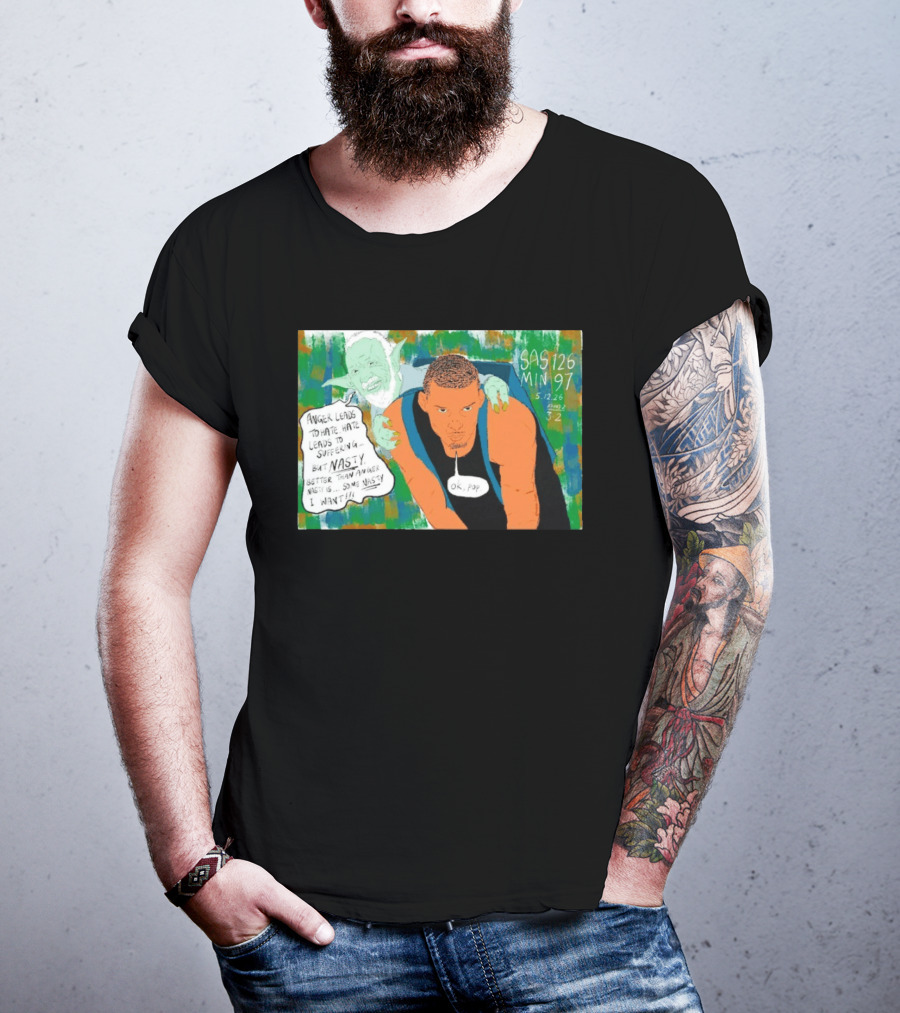 SAS 126 MIN 97 Baby Yoda Pop Anger Leads To Hate Nasty Alien Wemby Ok Pop T-Shirt