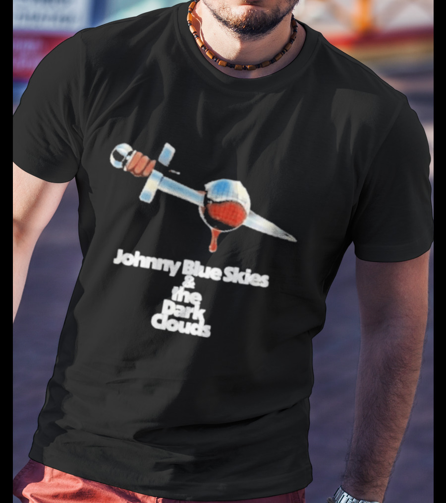 Johnny Blue Skies And The Dark Clouds Bloodied Dagger T-Shirt