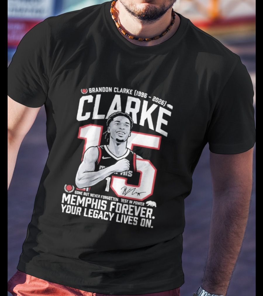 Brandon Clarke 15 Memphis Forever Legacy Lives On T-Shirt
