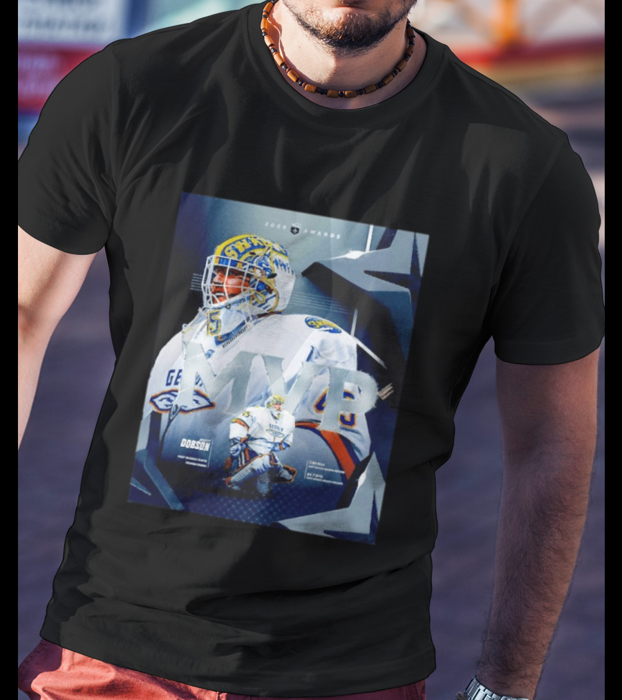 Brett Dobson Georgia Swarm MVP 2026 Awards Lacrosse Triumph T-Shirt