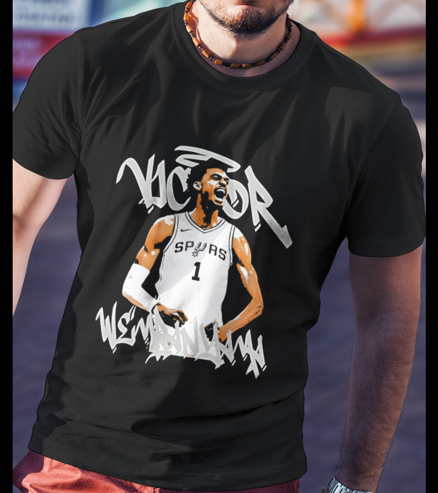 Victor Wembanyama Spurs Basketball Celebration 2026 T-Shirt