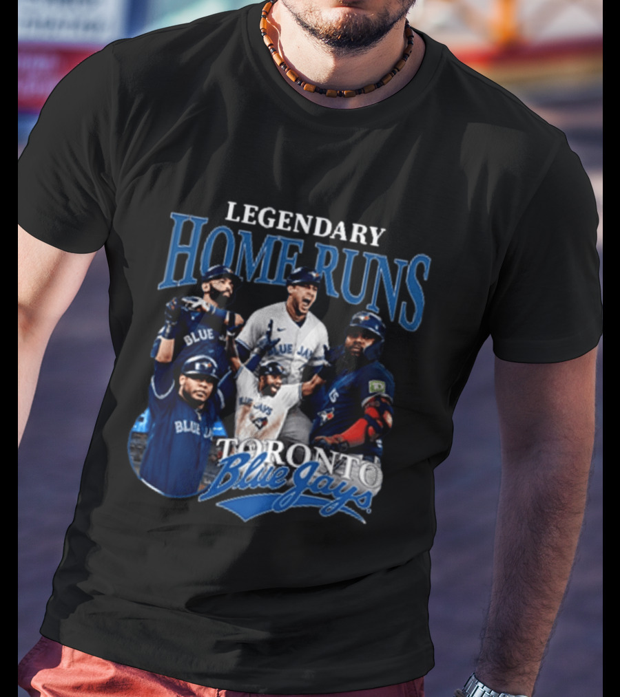Legendary Home Runs Toronto Blue Jays Blue Jays Baseball Stars T-Shirt