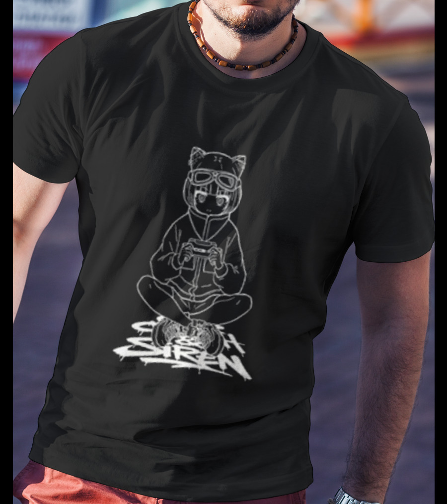 Lost Frog Ccs4 Cat Eared Gamer With Console T-Shirt