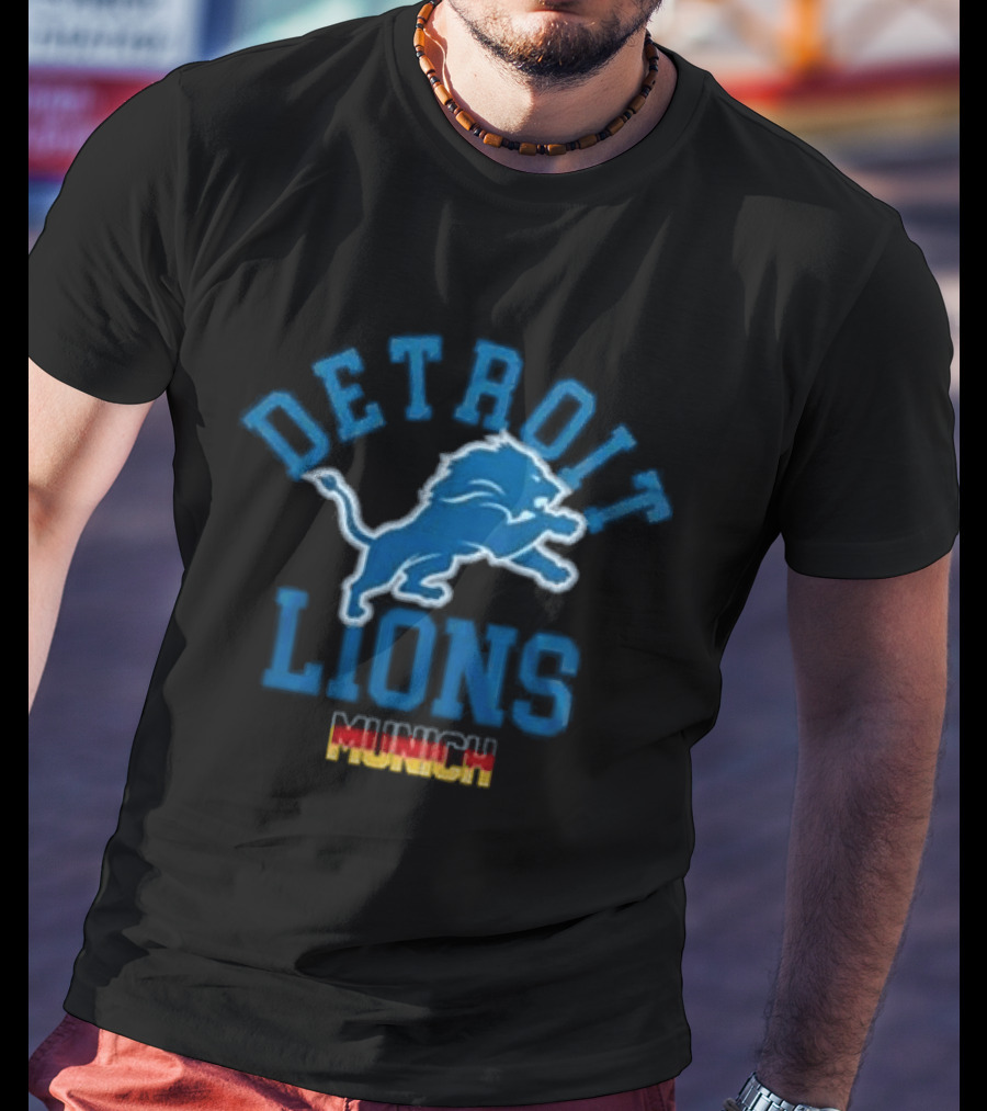Detroit Lions Munich 2026 Game Football Event T-Shirt