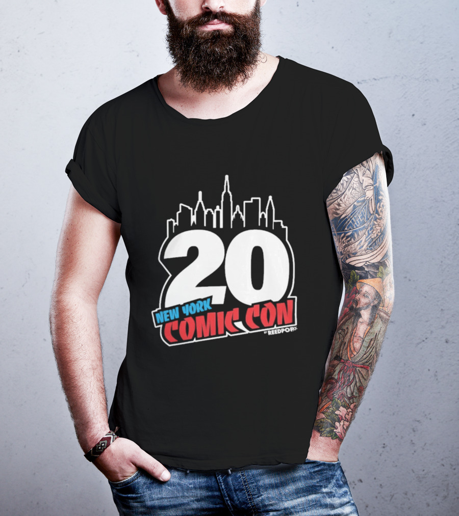 New York Comic Con 20th Anniversary 2026 Skyline Celebration NYCC T-Shirt