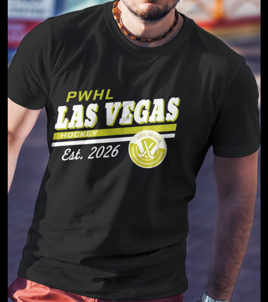 PWHL Las Vegas Hockey Est. 2026 Professional Women's Hockey League T-Shirt