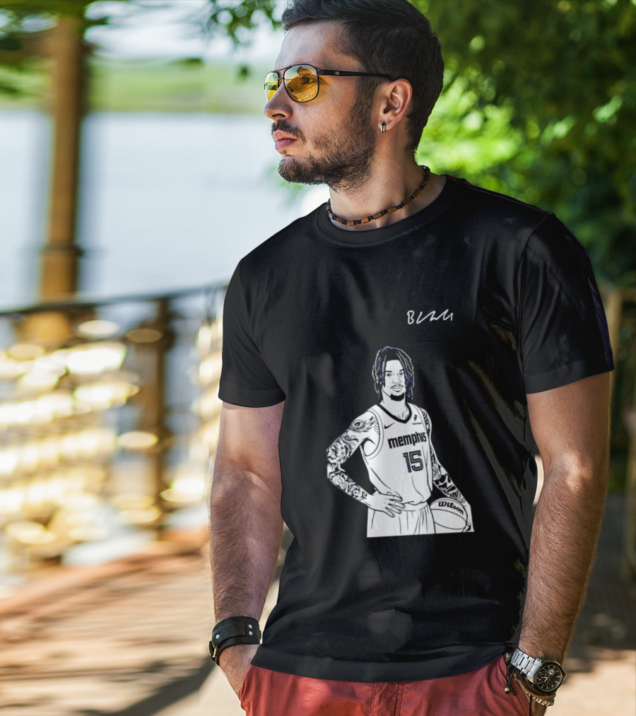 RIP Memphis Grizzlies Brandon Clarke Number 15 Basketball Star T-Shirt