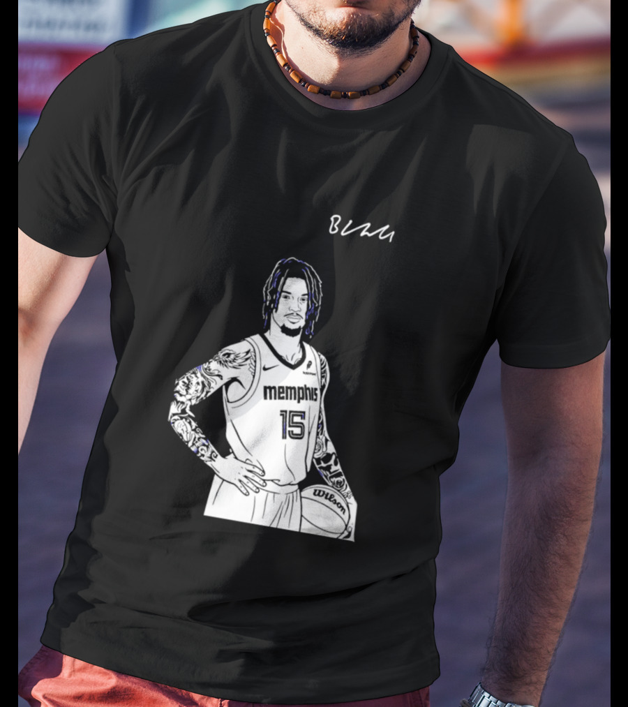 RIP Memphis Grizzlies Brandon Clarke Number 15 Basketball Star T-Shirt