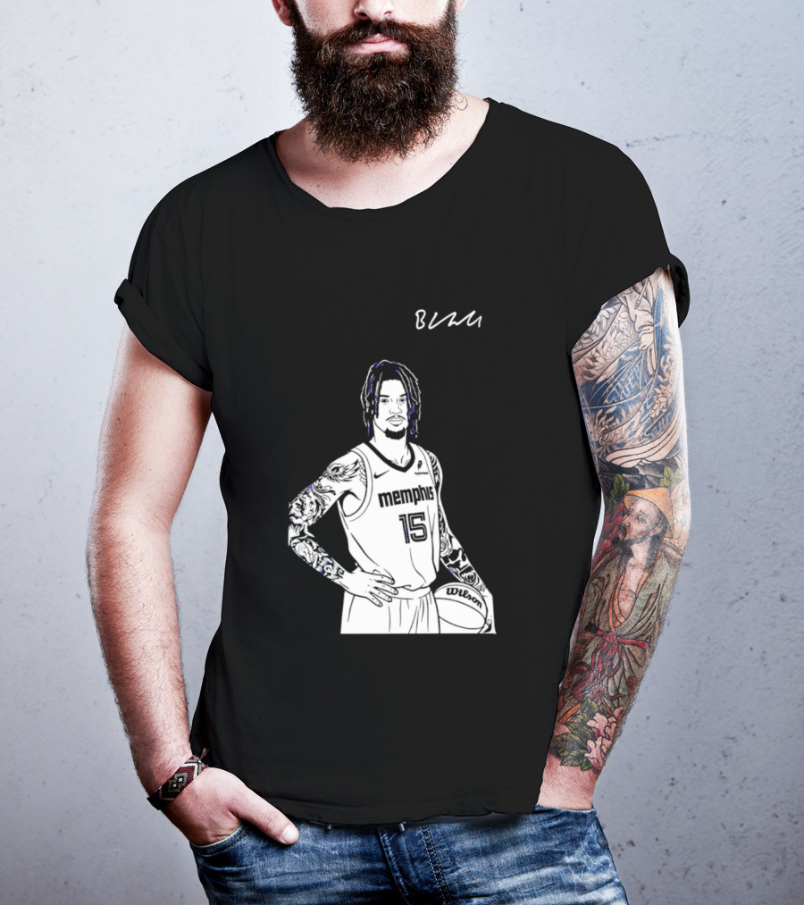 RIP Memphis Grizzlies Brandon Clarke Number 15 Basketball Star T-Shirt