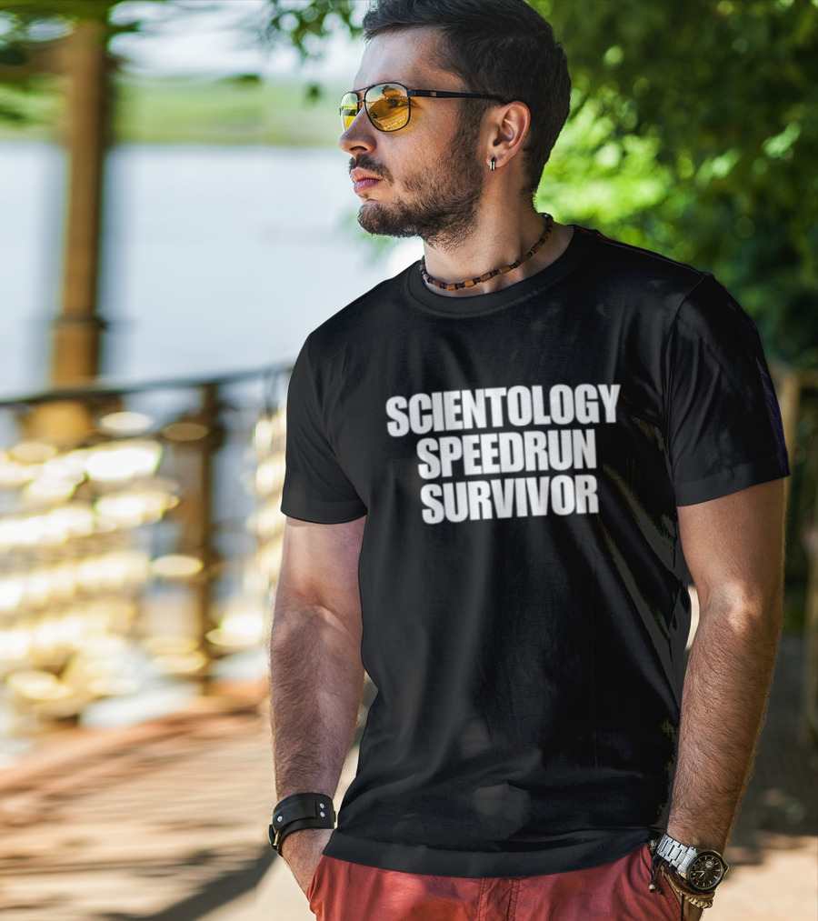 Scientology Speedrun Survivor T-Shirt