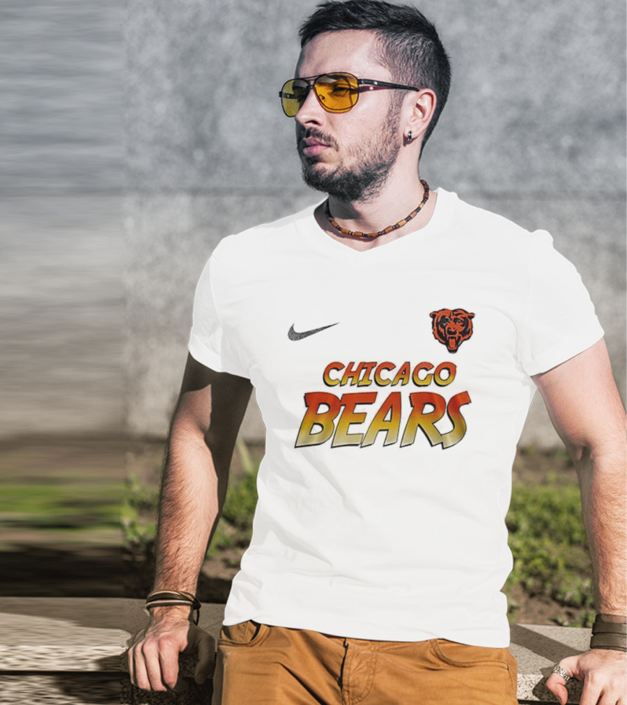 Nike Chicago Bears Indiana Jones Style Collaboration T-Shirt
