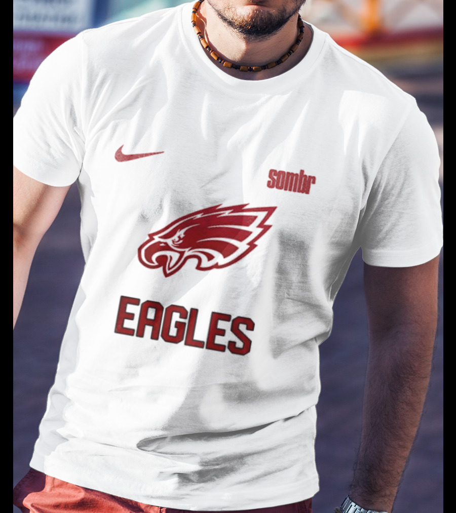 Philadelphia Eagles Sombr Nike Collaboration Late Nights Young Romance Tour T-Shirt