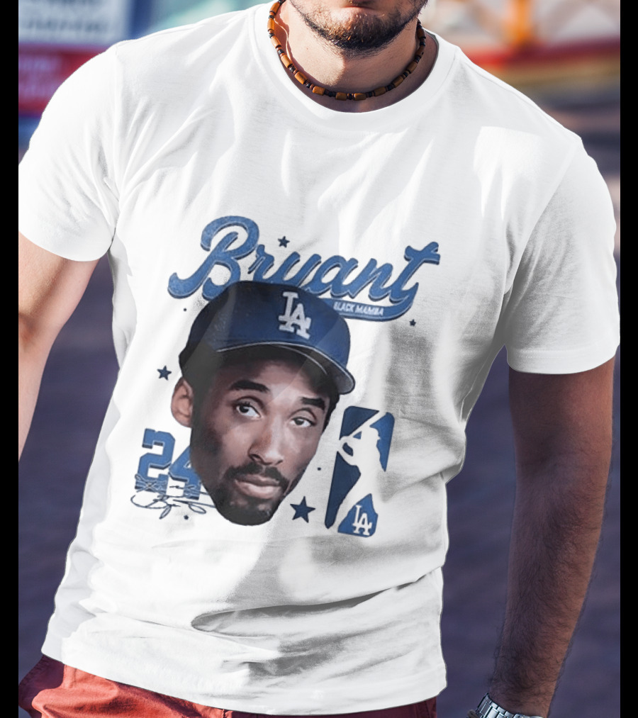 Bryant 24 Black Mamba Los Angeles Dodgers LA 8 T-Shirt