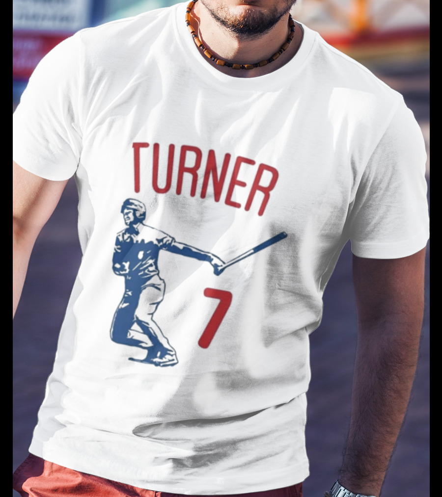 Turner Player 7 Baseball Batter T-Shirt