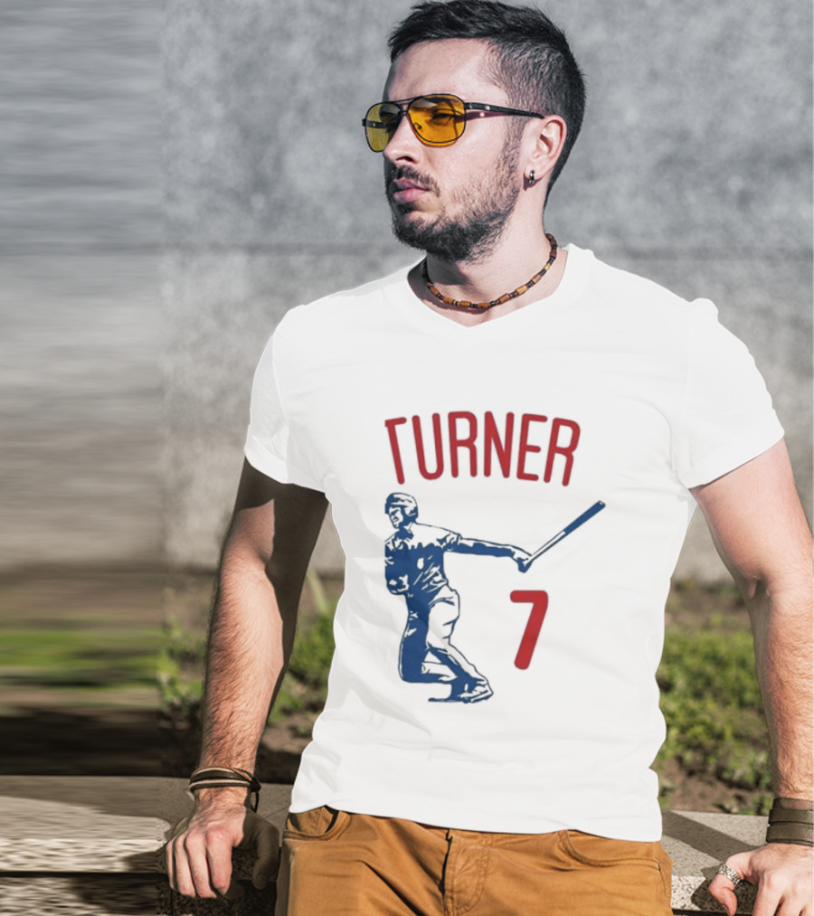 Turner Player 7 Baseball Batter T-Shirt