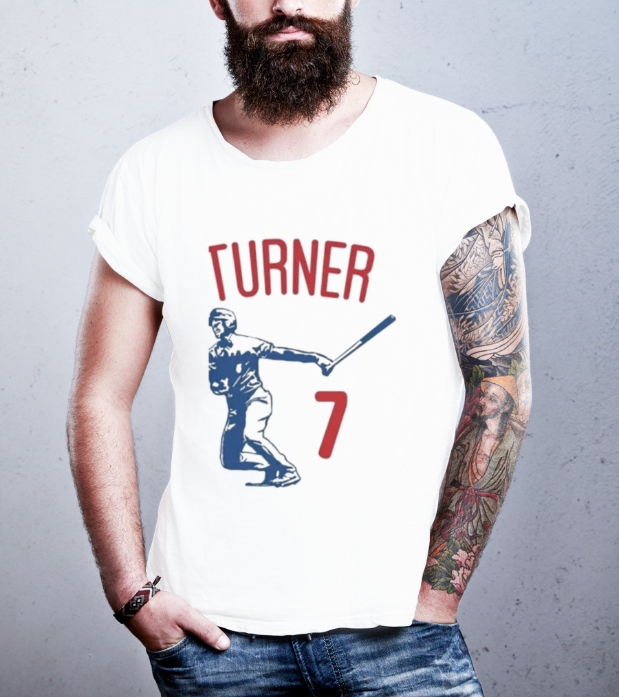 Turner Player 7 Baseball Batter T-Shirt