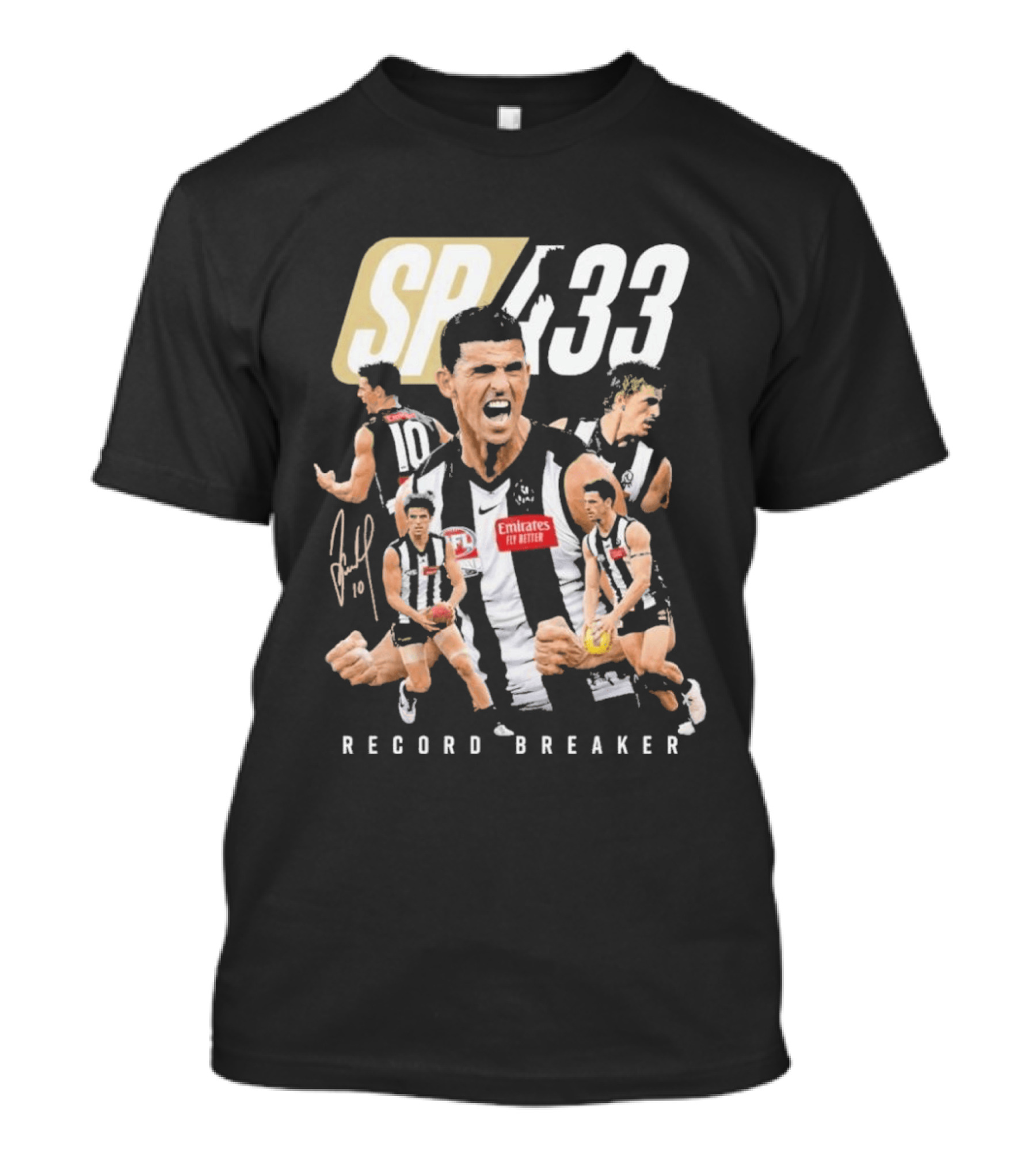 SP433 Record Breaker Emirates Footy Milestone T-Shirt