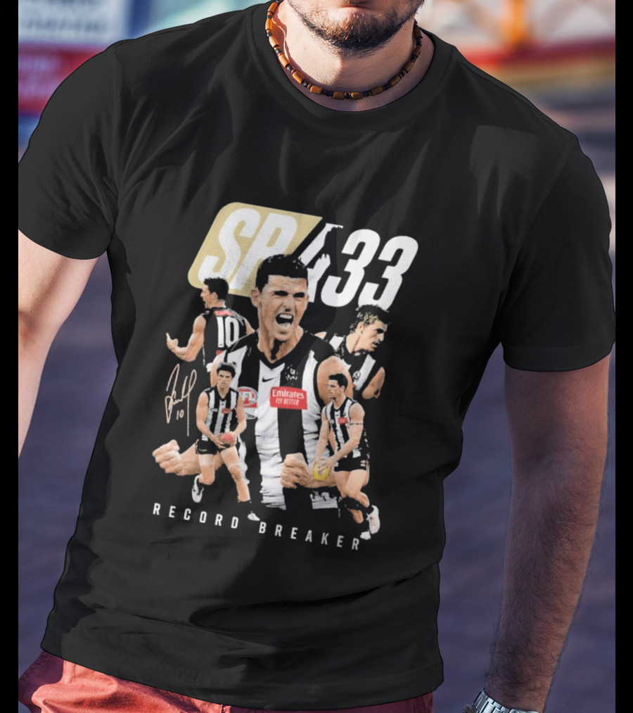 SP433 Record Breaker Emirates Footy Milestone T-Shirt