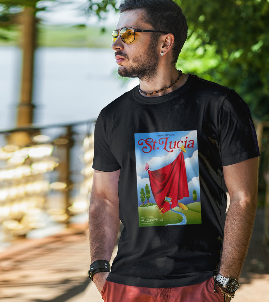 August Hall Presents St. Lucia May 17 2026 San Francisco CA T-Shirt