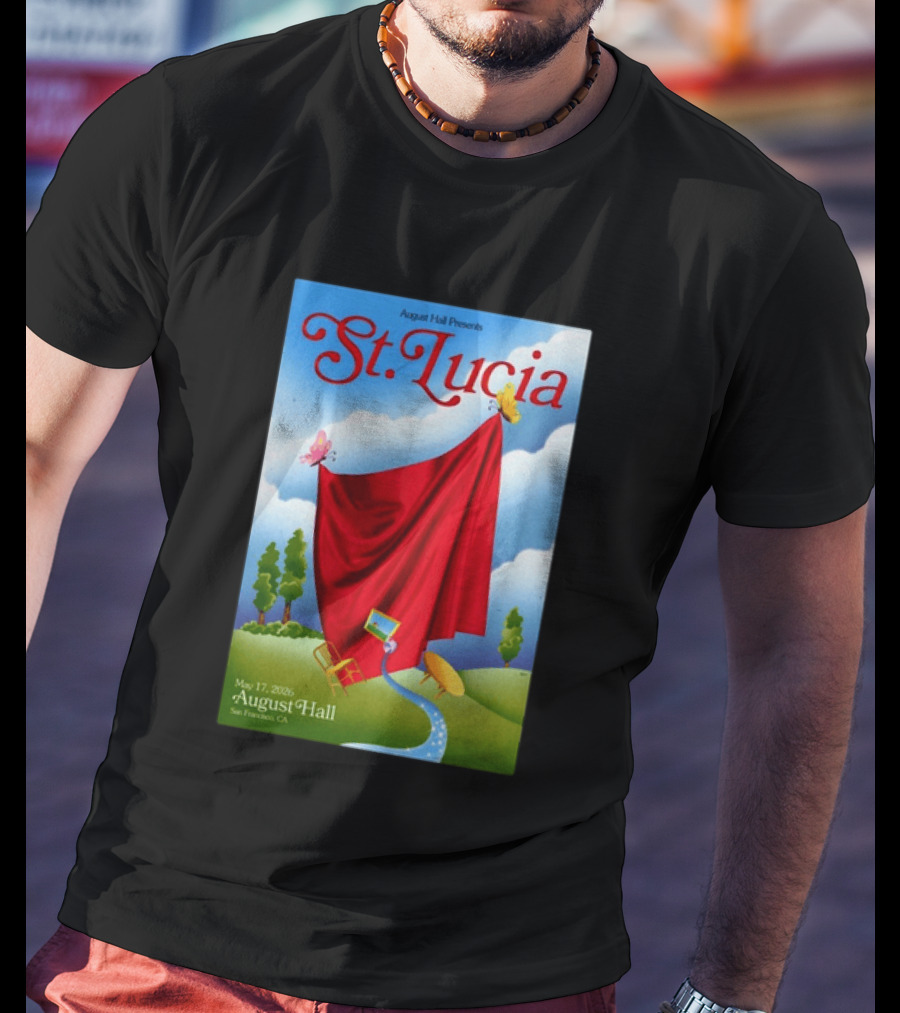 August Hall Presents St. Lucia May 17 2026 San Francisco CA T-Shirt