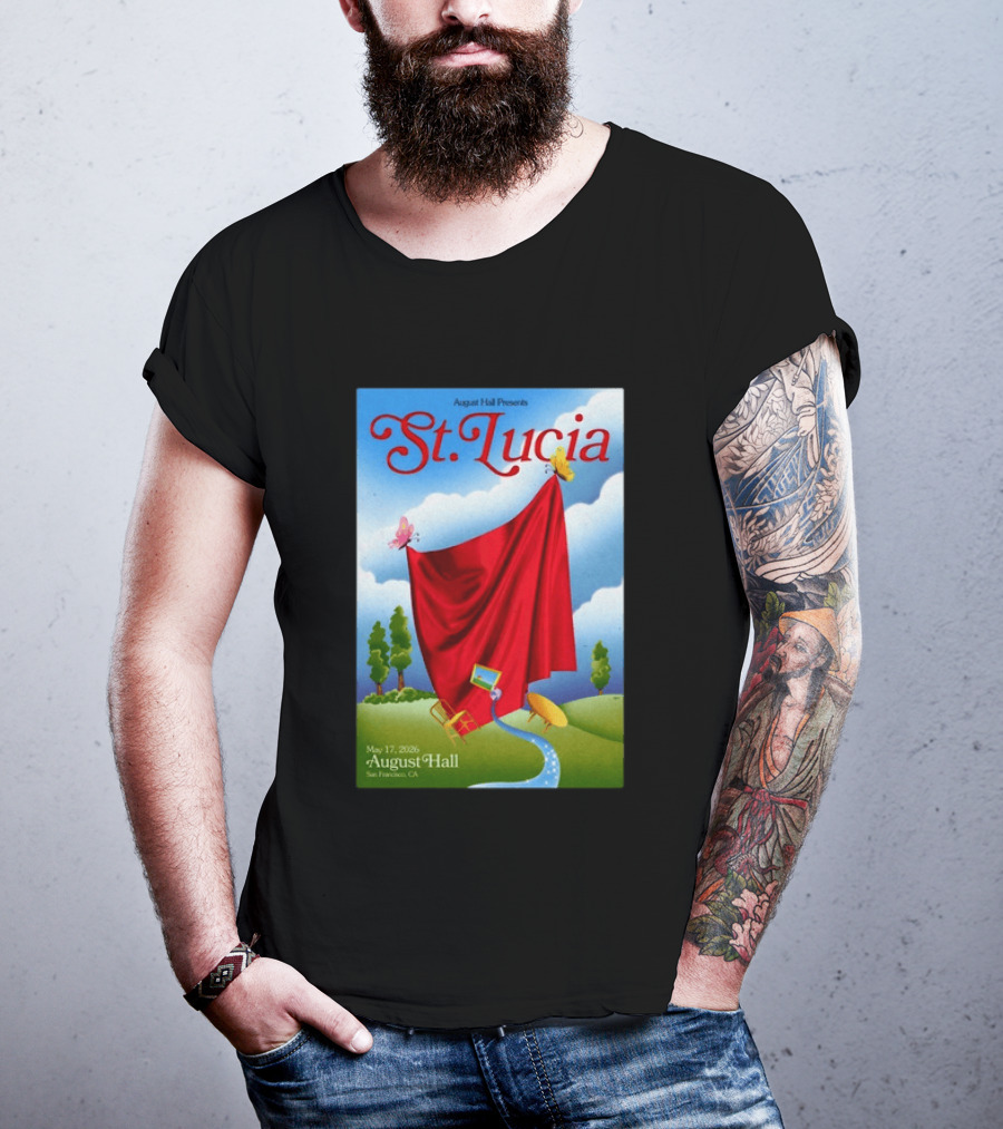 August Hall Presents St. Lucia May 17 2026 San Francisco CA T-Shirt