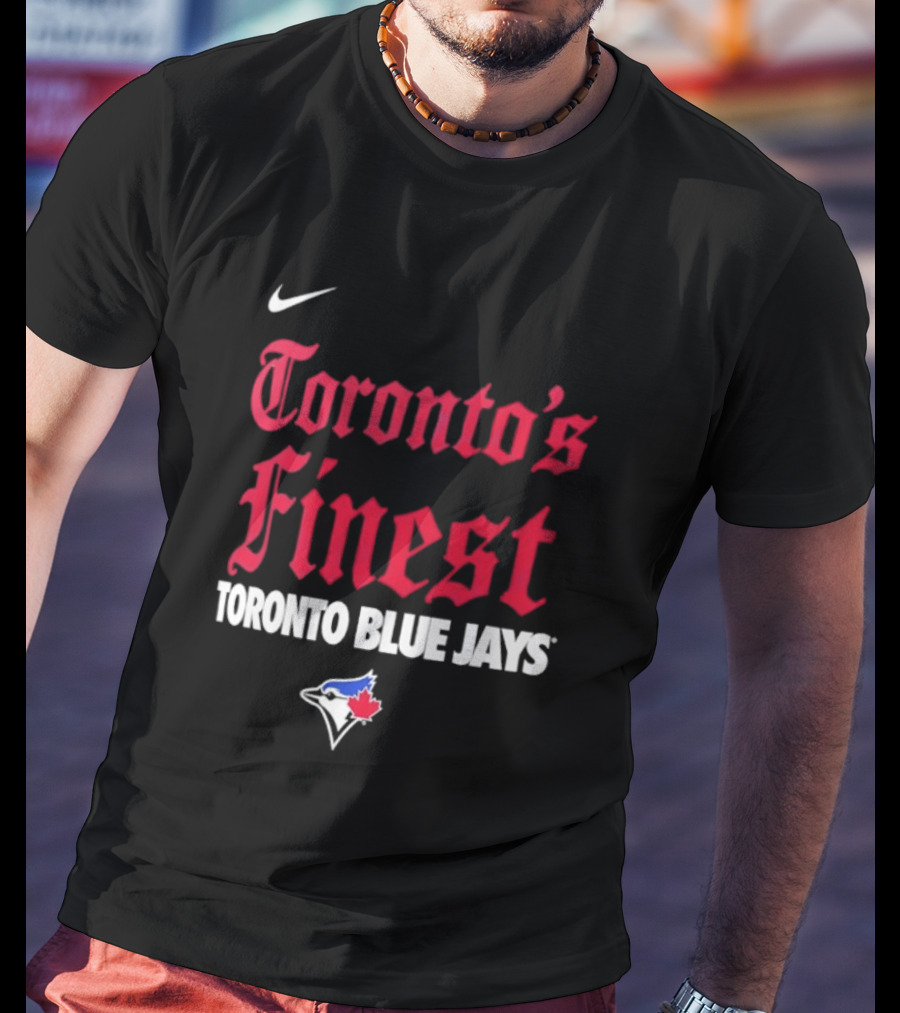 Nike Toronto's Finest Toronto Blue Jays City Connect Handwriting T-Shirt