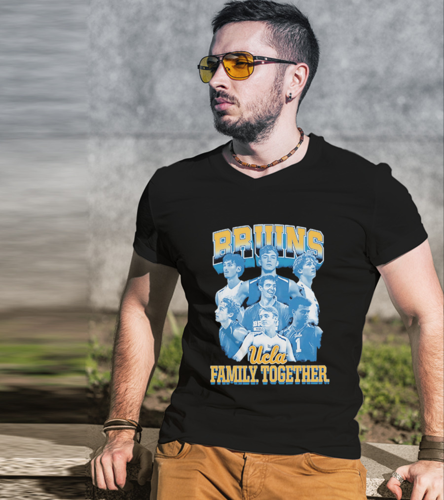 Bruins Volleyball UCLA Family Together Team Spirit T-Shirt