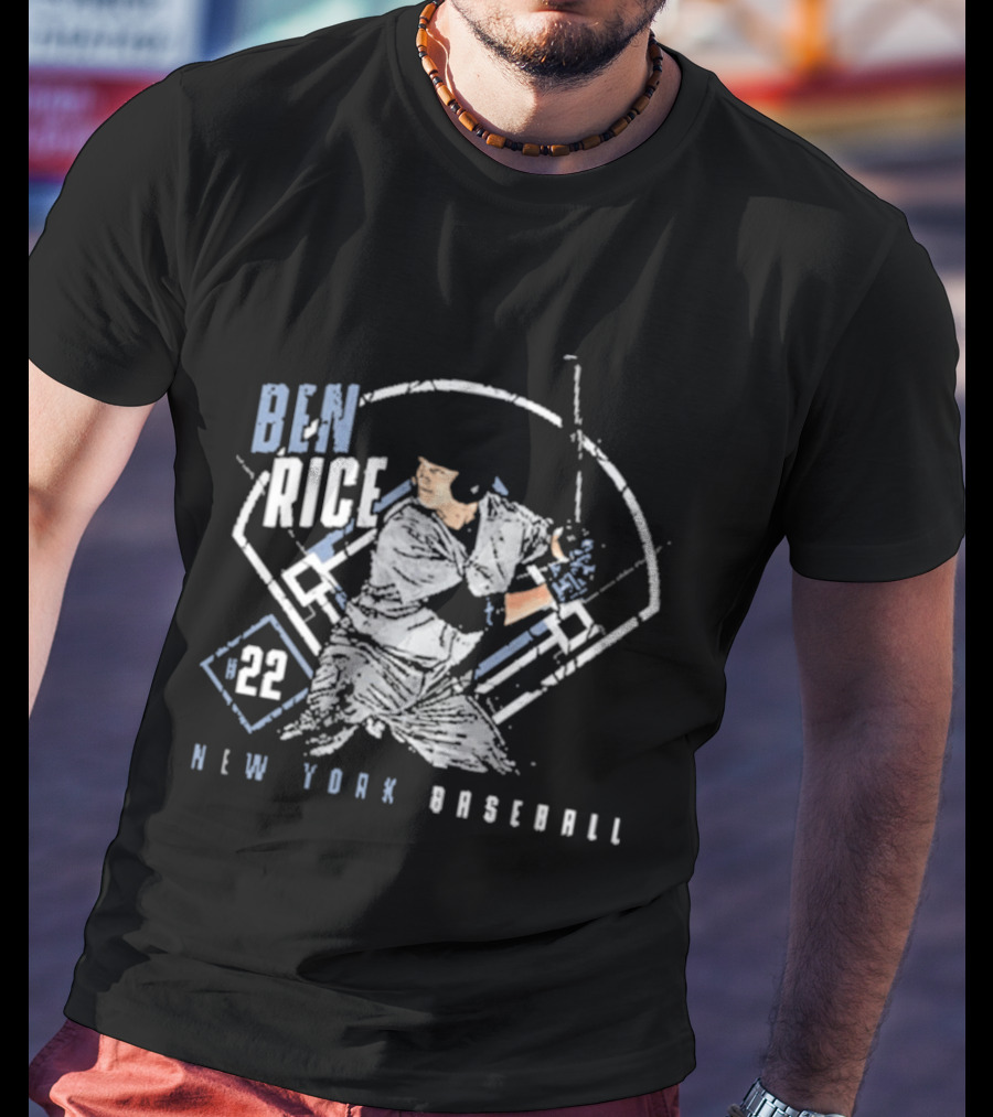 Ben Rice 22 New York Baseball T-Shirt
