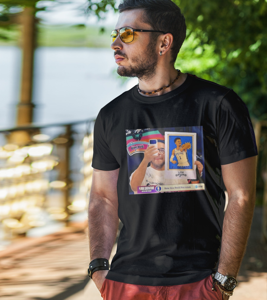 Los Spurs El Codazo Victor Wembanyam NBA Showtime Live Game T-Shirt