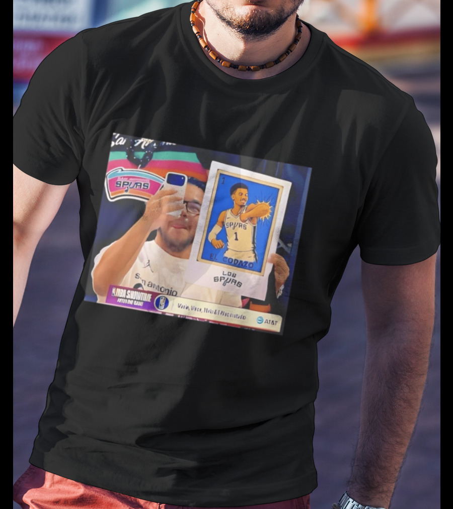 Los Spurs El Codazo Victor Wembanyam NBA Showtime Live Game T-Shirt