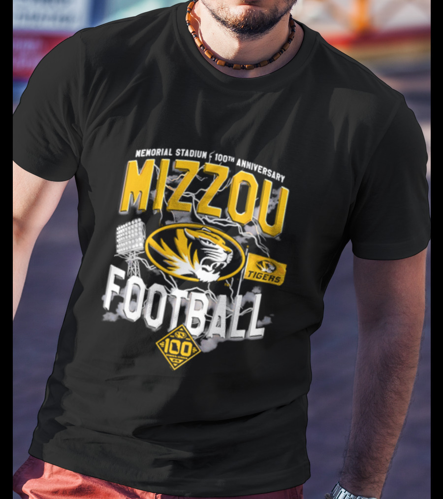 Missouri Tigers Mizzou Football 2026 Memorial Stadium 100th Anniversary T-Shirt