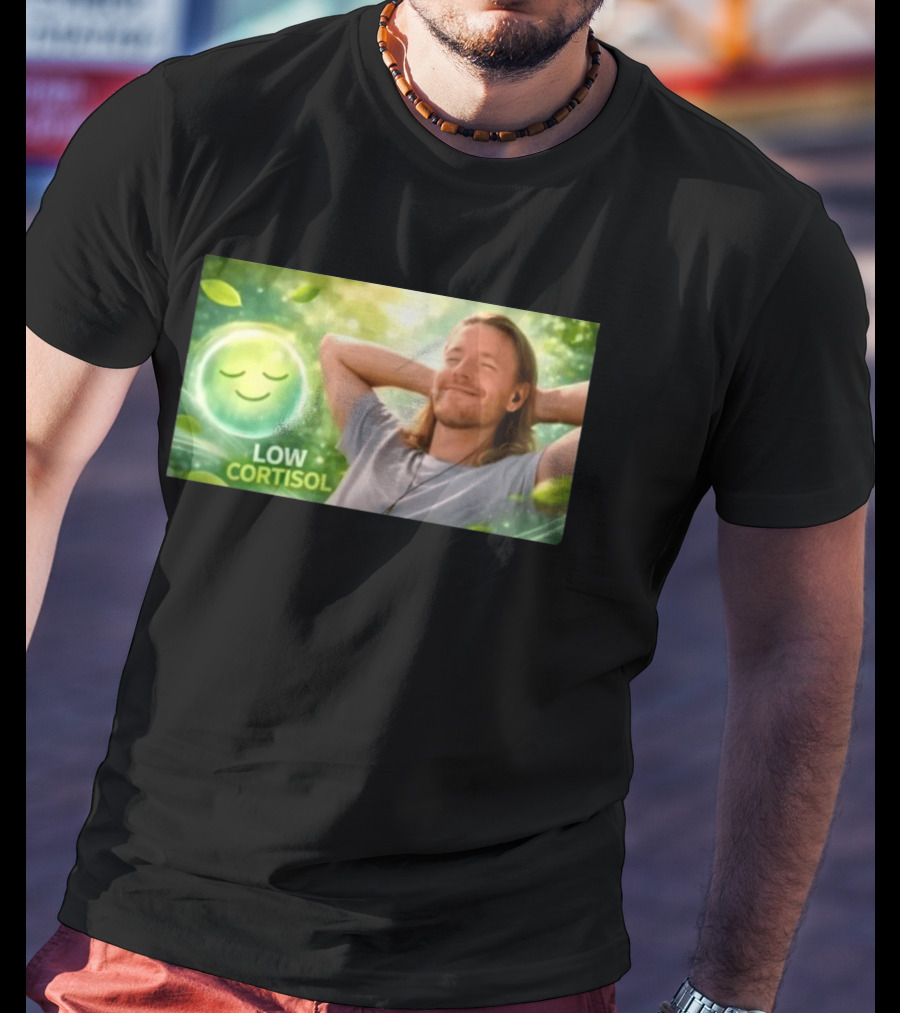 Low Cortisol Goatis 2026 Stress Free Relaxation T-Shirt