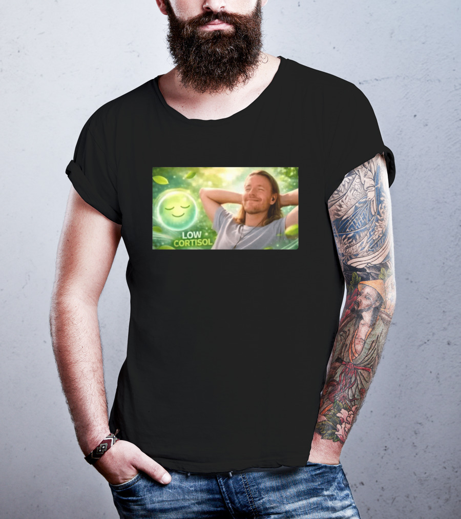Low Cortisol Goatis 2026 Stress Free Relaxation T-Shirt