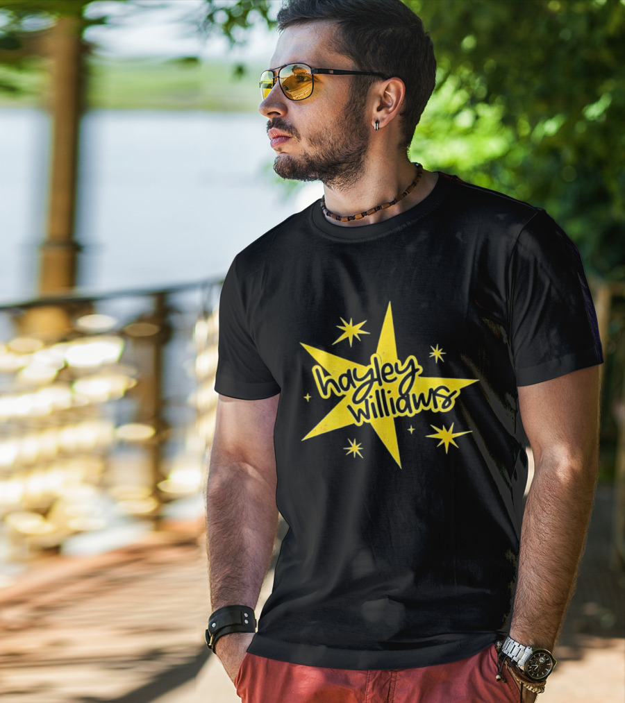 Hayley Williams Golden Starburst Bachelorette Party Star T-Shirt