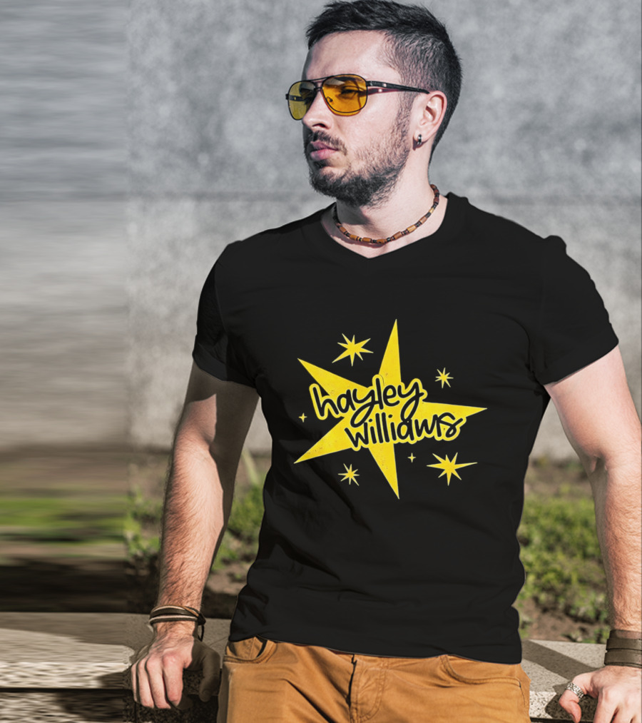 Hayley Williams Golden Starburst Bachelorette Party Star T-Shirt