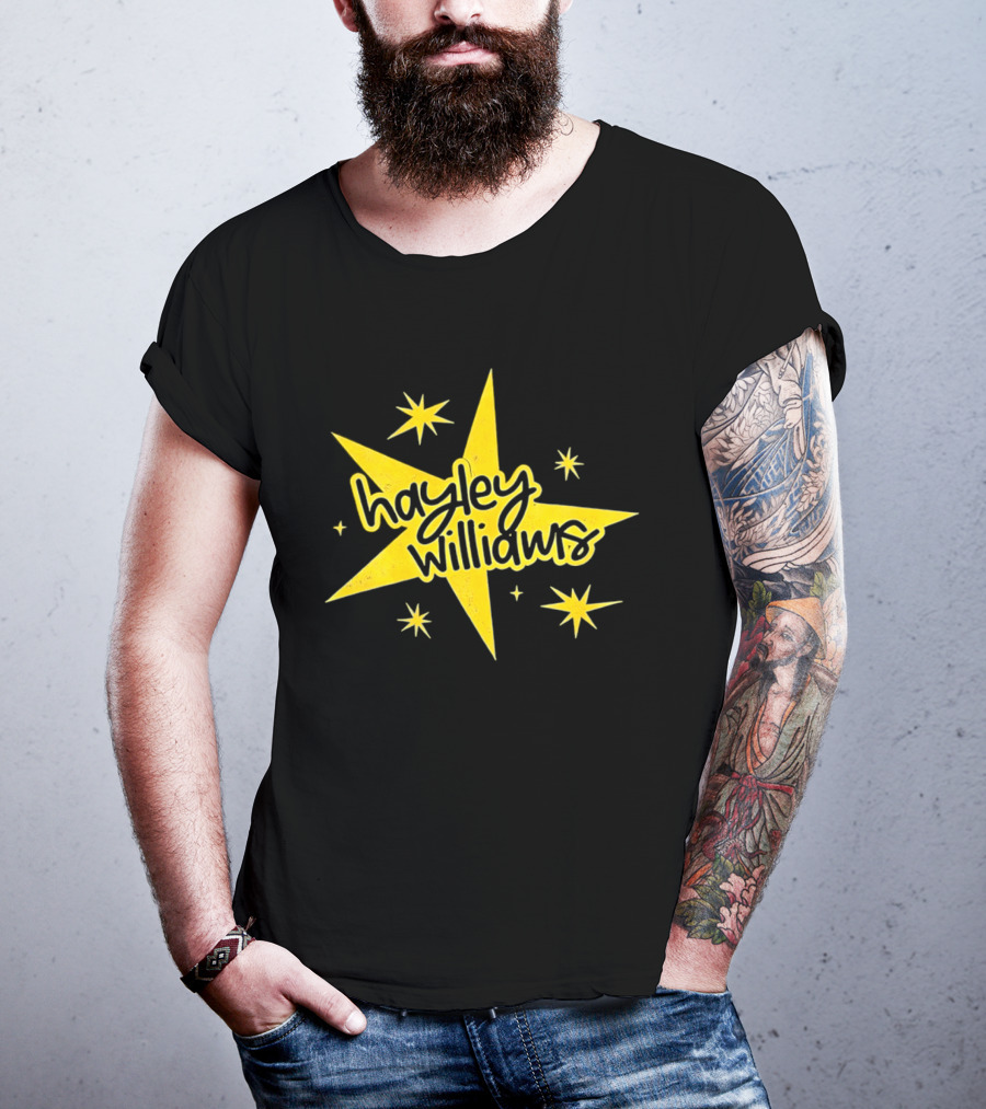 Hayley Williams Golden Starburst Bachelorette Party Star T-Shirt