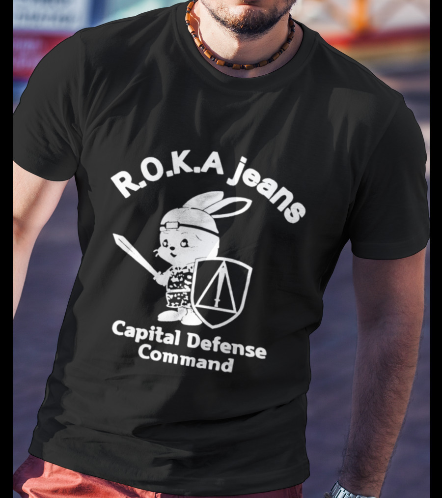 ROKA Jeans Capital Defense Command Bunny Warrior Shield T-Shirt
