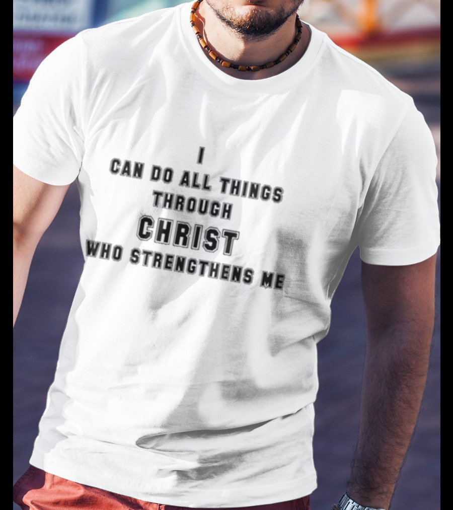 I Can Do All Things Through Christ Who Strengthens Me Angelo Gabriel T-Shirt