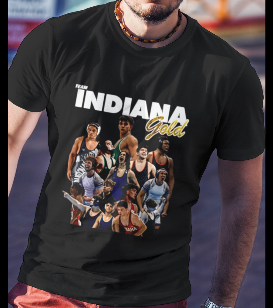 Team Indiana Gold Wrestling Junior Duals 2026 T-Shirt
