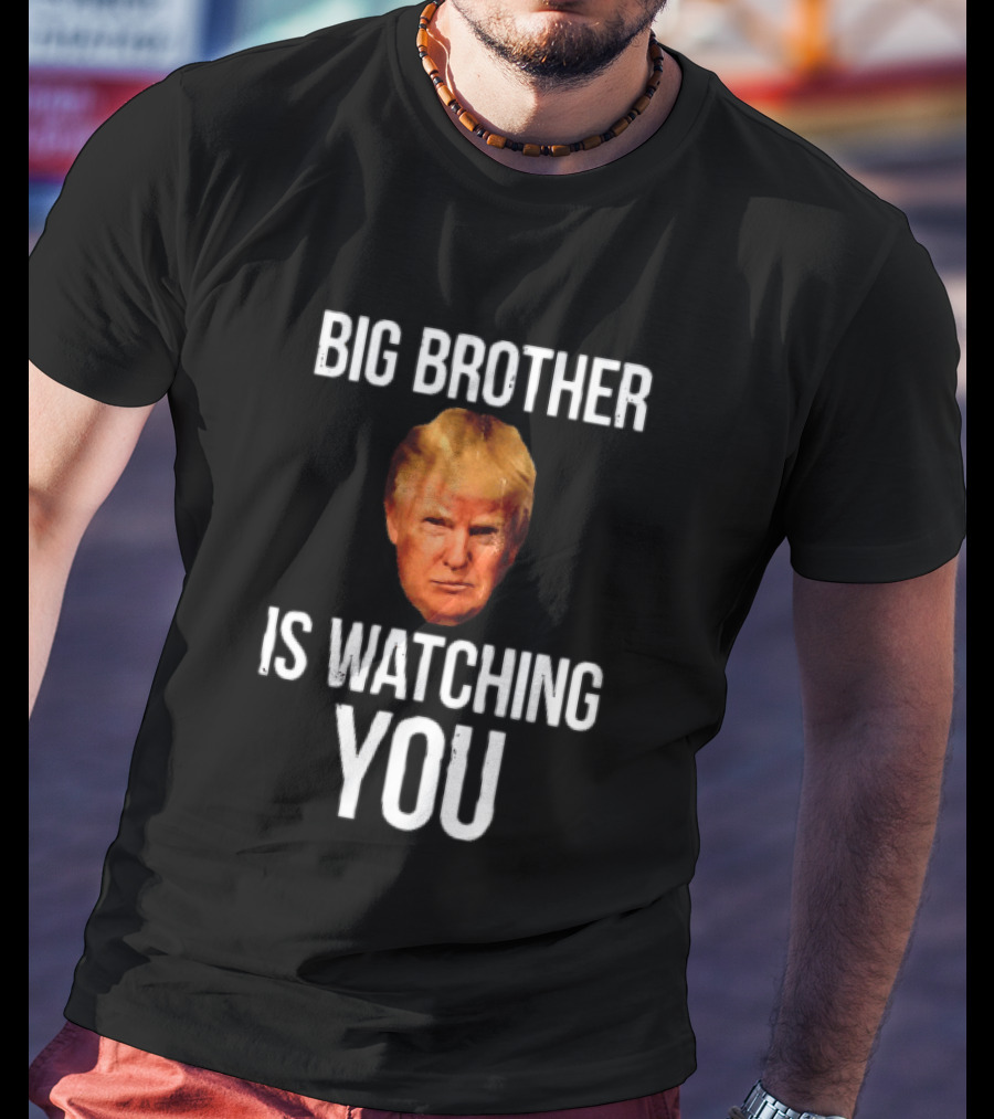 Big Brother Is Ing You Trump Political Humor T-Shirt