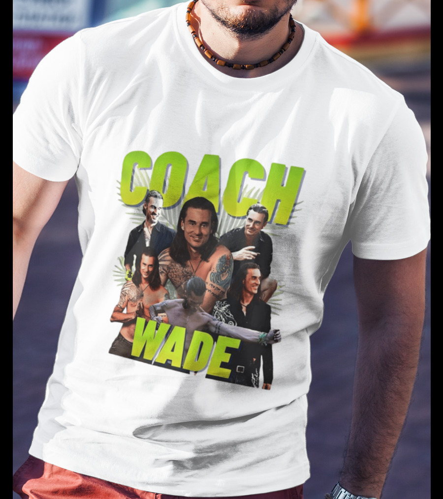 Coach Wade Survivor Tattooed Icon Collage T-Shirt