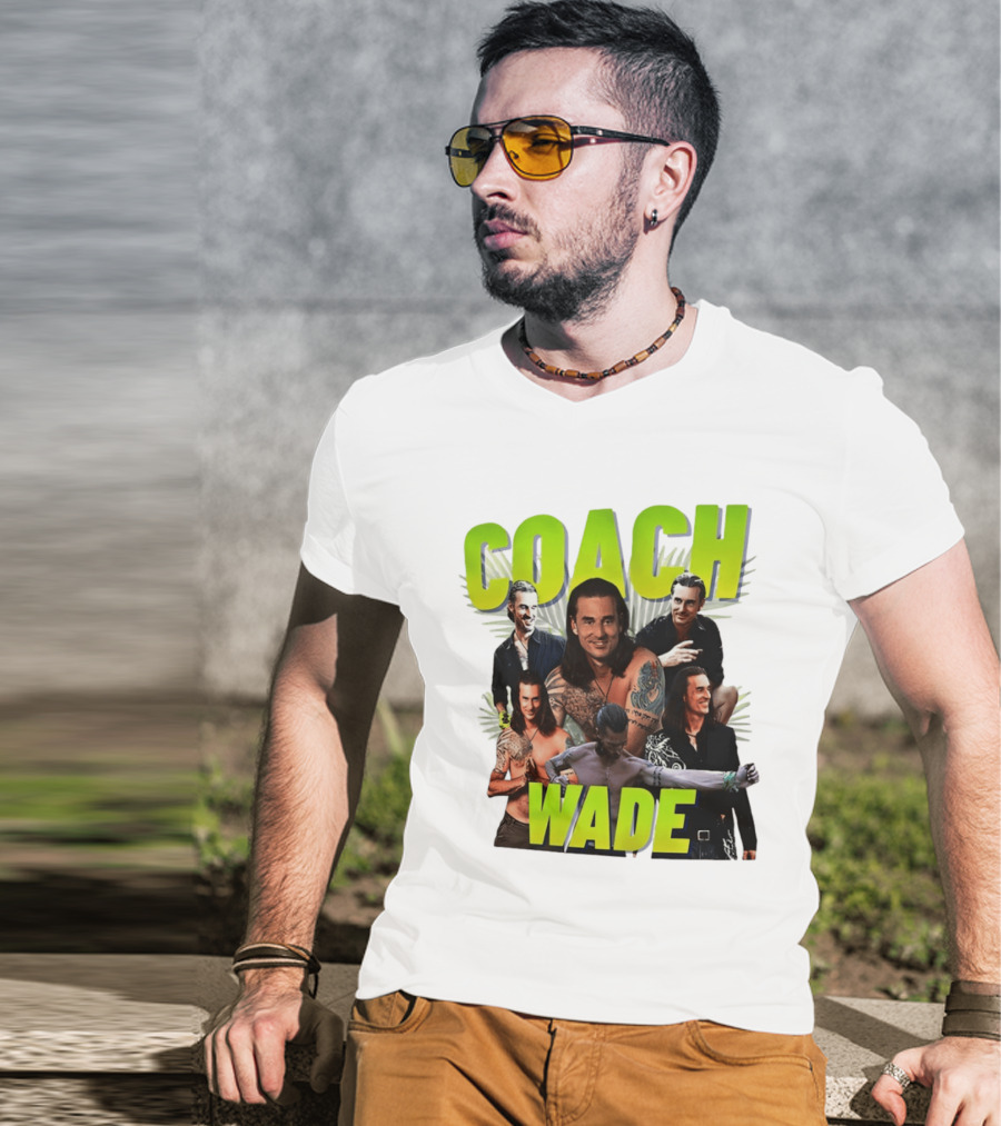 Coach Wade Survivor Tattooed Icon Collage T-Shirt