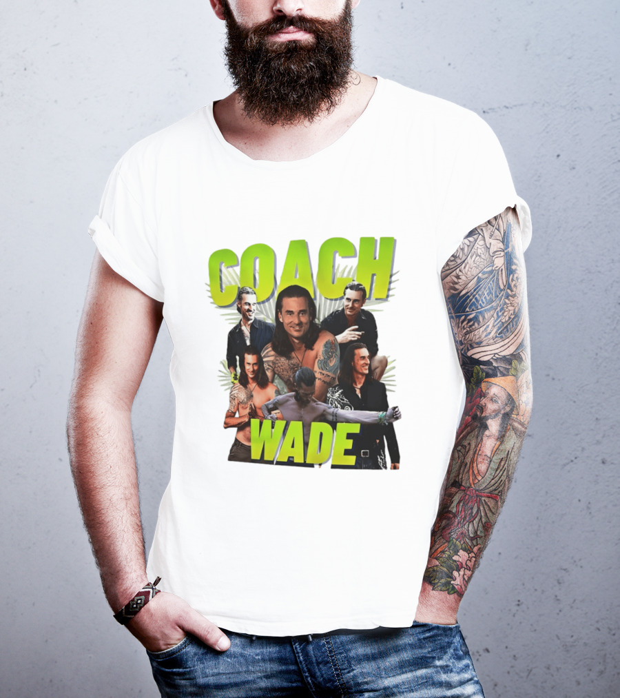 Coach Wade Survivor Tattooed Icon Collage T-Shirt