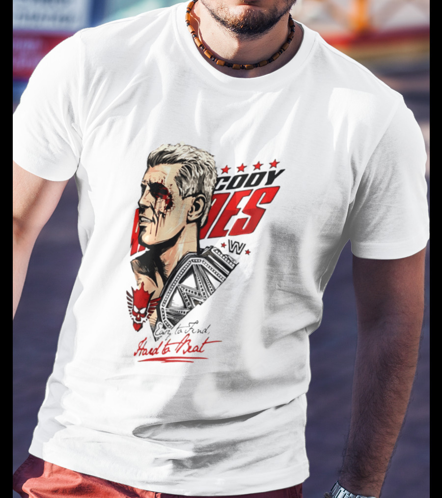 Cody Rhodes WWE Easy To Find Hard To Beat T-Shirt