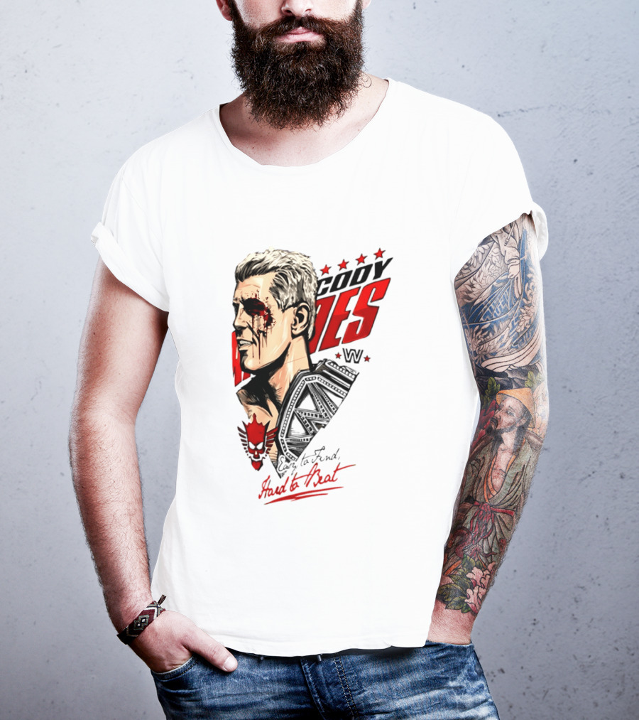 Cody Rhodes WWE Easy To Find Hard To Beat T-Shirt