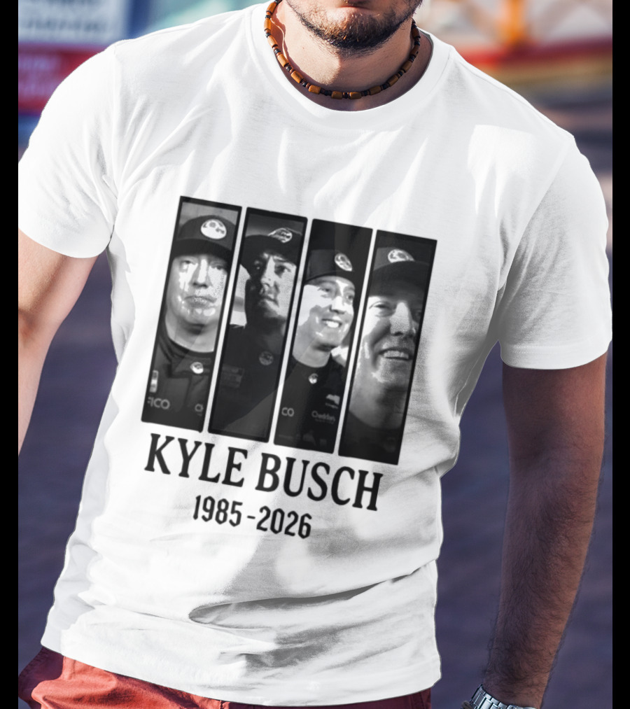 Kyle Busch 1985 2026 Racing Legend Commemoration T-Shirt