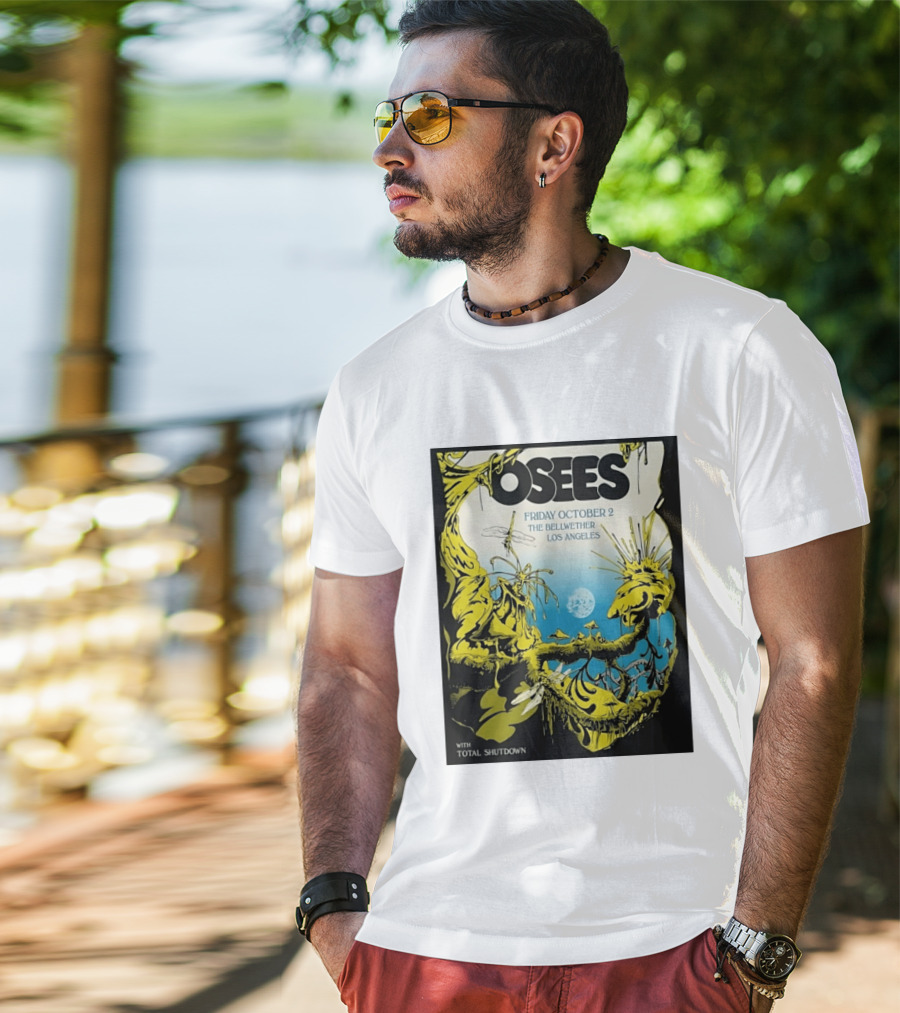 Osees Friday October 2 The Bellwether Los Angeles With Total Shutdown T-Shirt