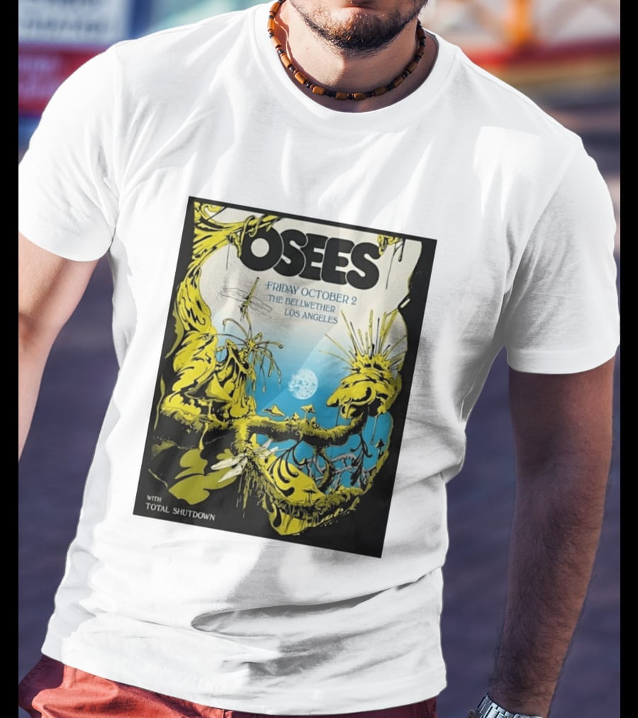 Osees Friday October 2 The Bellwether Los Angeles With Total Shutdown T-Shirt